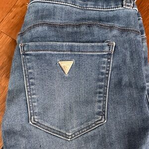 Guess Women's Denim Jeans with Logo Detail